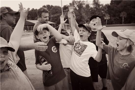 kids playing ball